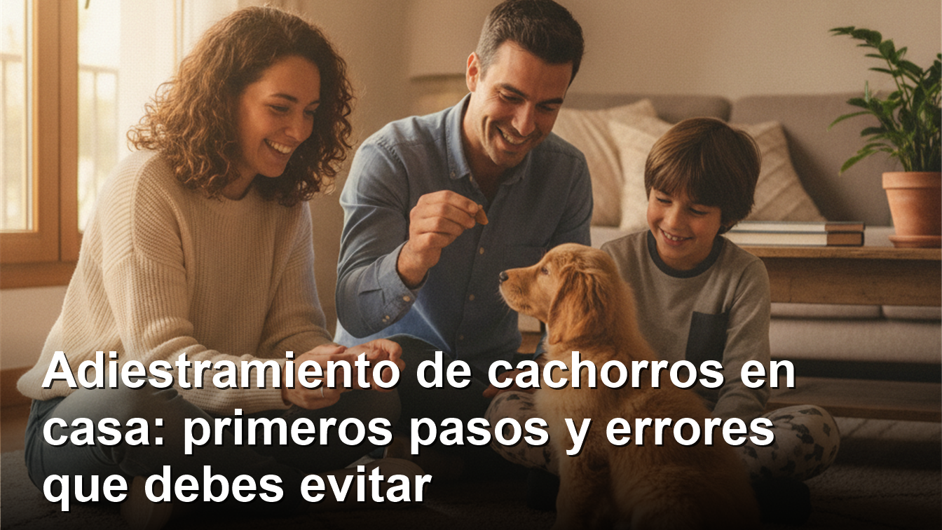 adiestramiento cachorros en casa 1