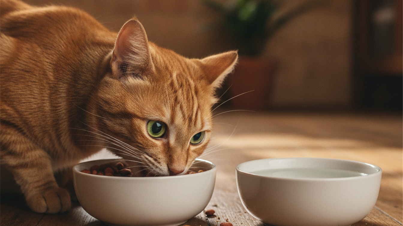 gato comiendo bol casa espana 2026