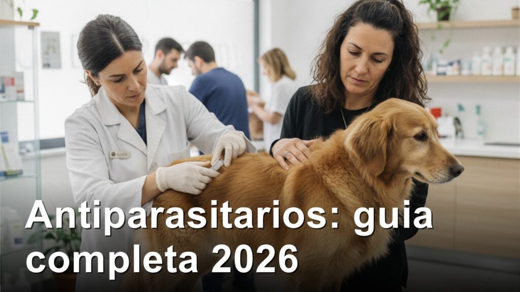 antiparasitarios perros gatos España 2026