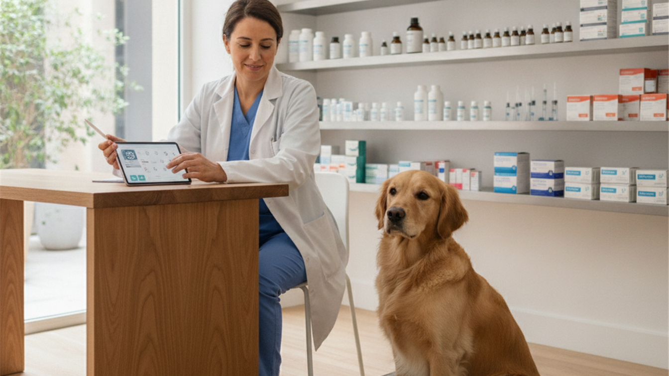 veterinario receta antibioticos mascotas
