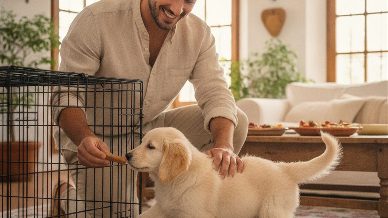 cachorro solo en casa crate training 2