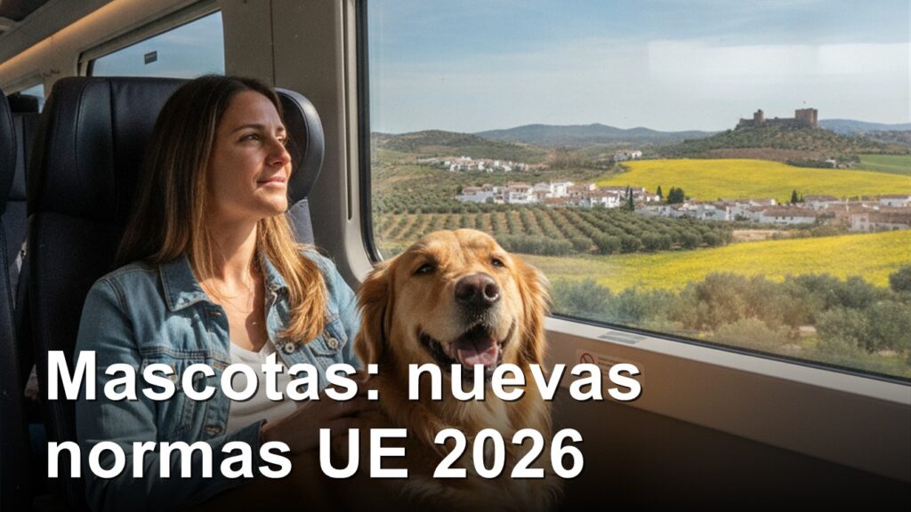 Mascotas viaje tren España 2026