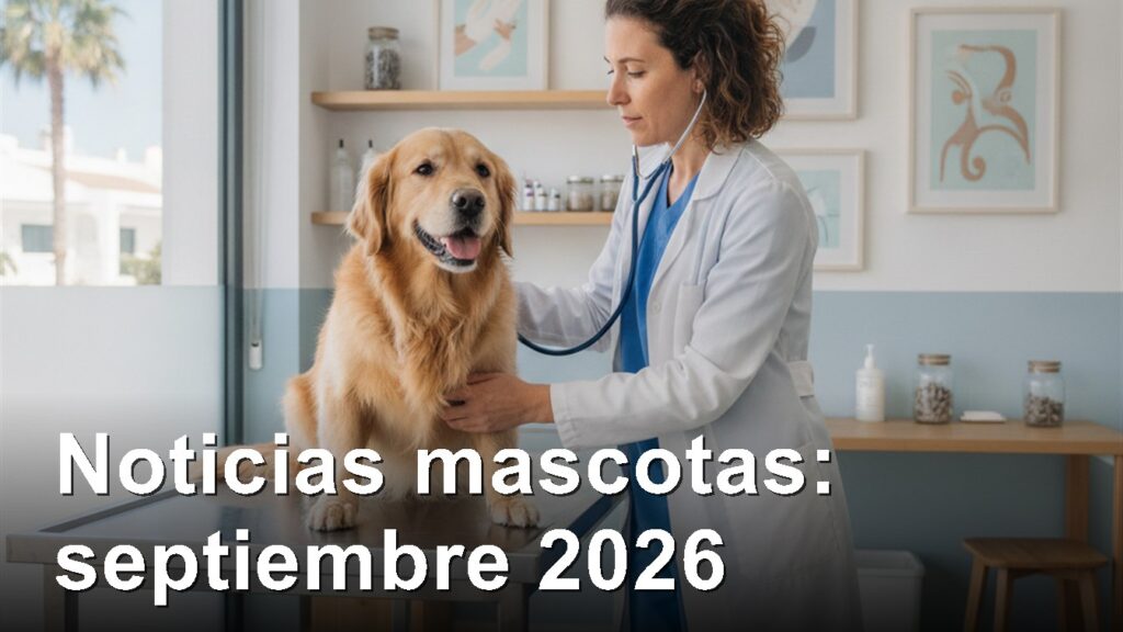 Noticias mascotas Espana septiembre 2026 veterinario